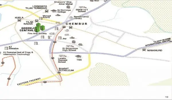 godrej-central-location-map