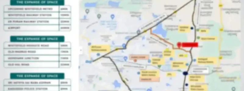 Godrej Aveline Apartment Location map with landmarks by Godrej Properties located at Yelahanka, Bangalore Karnataka